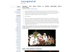 Tablet Screenshot of grocal.pl